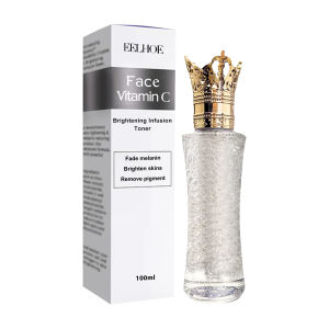 Eelhoe Face Vitamin C Brightening Toner Hyaluronic Acid Removal Dark Spot Brighten Anti Aging Firming Fade Fine Lines Moisturizing Lighten Whitening Skin Toner Oil Control Whitening Toner(100ml)