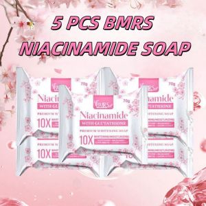 【BUY 5 TAKE 1】BMRS ORIGINAL NIACINAMIDE SOAP with 10x whitening and moisturizing wash face fair bath