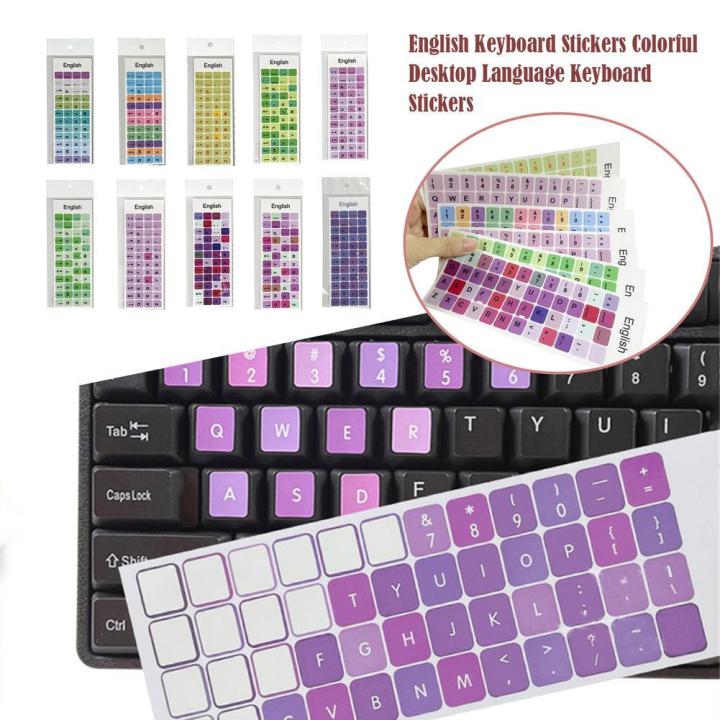 1 Pc Keyboard Sticker Keyboard Stickers English Language Letter Layout