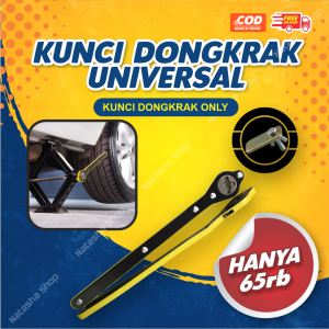 Kunci Dongkrak Mobil Universal Ratchet Wrench Rocker Pemutar Dongkrak