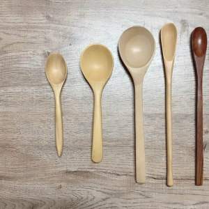 ช้อนไม้ ส้อมไม้ ไม้พาย ทําจากไม้เนื้อดี