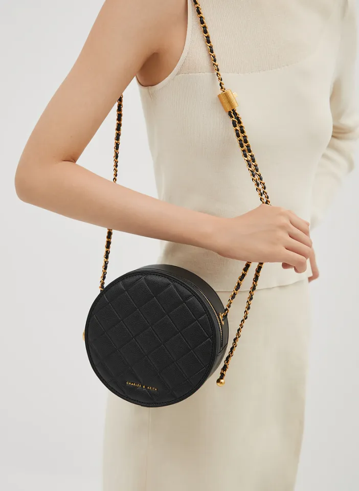 Charles and keith round best sale crossbody bag