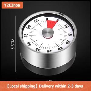 【Local shipping】 Nhà bếp hẹn giờ thời gian nhắc nhở 60 phút nam châm hình tròn công cụ nhà bếp đếm ngược báo động nhắc nhở cơ khí nấu ăn hẹn giờ