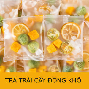 Trà Trái Cây Đông Khô Trà DeTox Chanh Dây Chanh Leo Chanh Vàng Quất Xanh Sấy Khô Thanh Nhiệt Cơ Thể