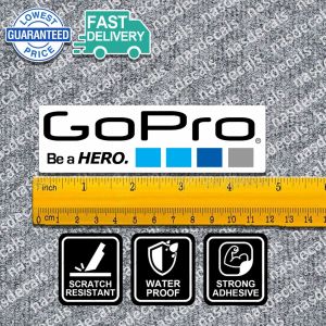 GO PRO Stickers for Motorcycle Sticker Waterproof Motor Helmet Sticker Hologram Vinyl Stikerss Motorcycle Decals