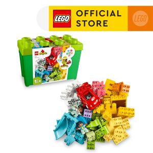 LEGO DUPLO Classic Deluxe Brick Box 10914 Building Toy (85 Pieces) Toys For Toddlers Construction Blocks For Kids Construction Sets