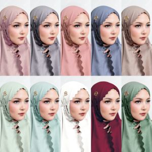 Mukena Dewasa SHARMA Satin Silk Laser cut