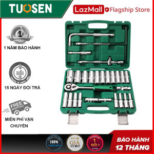 Bộ khẩu 28 chi tiết 1/2 inch ổ cắm hình lục giác cờ lê ổ cắm bộ dụng cụ sửa chữa ô tô chuyên dụng - Chính hãng TUOSEN