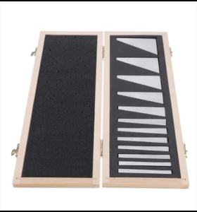 mv1 New 12pcs Precision Angle Blocks Set 1/4 to 30 Degrees Gauge Milling Machinist Lathe Tools 9L5H3