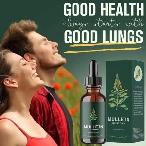 (Buy 1 take 3)Mullein Leaf Extract Original Drops Support Nose Lung Cleanse & Respiratory Function