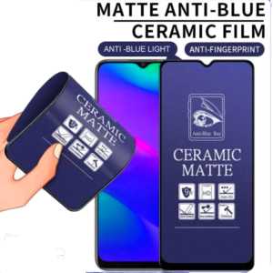 Tempered Glass For Realme C51/C53/C55 Anti gores Ceramic Matte blue light Screen Protection