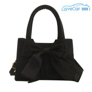 Womens Stylish PU Hobo Bag with Bow Accent Spacious Design Suitable for Travel and Casual Wear in Solid Colors
