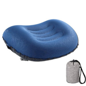 Ultralight Inflatable Camping Travel Pillow - Compressible Comfortable for Neck & Lumbar Support While Camp Hiking Backpacking