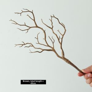 NALANILI Plastic Artificial Plants Long Antler Shaped Fake Tree Branch  Decorative Bonsai Home Decor
