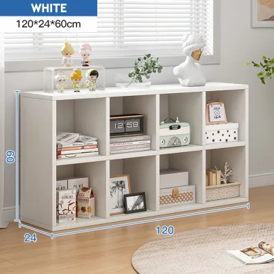 Worthbuy Cube Book Storage Cabinet Almari Kotak Bookshelf Wood Shelf Buku Rak Kayu Wooden Shelf Rak Buku Petak