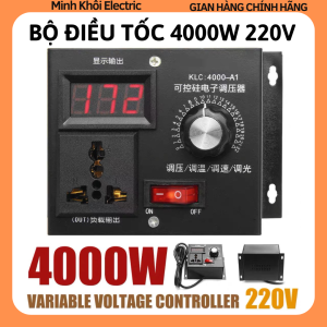 Bộ điều khiển tốc độ động cơ 220V 4000W dimmer 220vbộ điều chỉnh điện áp dimmer bộ điều khiển tốc bộ động cơ quạt bộ điều tốc dimmer
