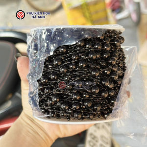 Dây Ngọc Trai Trang Trí Cuộn 60m Chuỗi Ngọc Hạt Trai Làm Bó Hoa Cưới Cho Cô Dâu