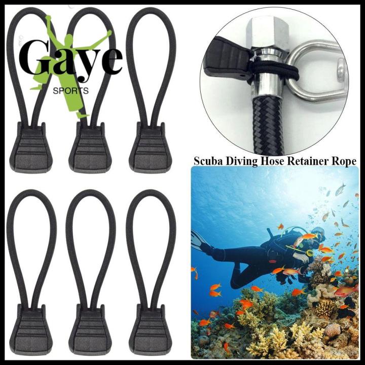 GS Black S6N7 Diving Snorkel Clip Holder Attachment Rope Diving Hose ...