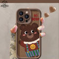 เคสโทรศัพท์ OPPO Reno13 F Reno13 Pro 5G Reno 12 Pro 5G Reno12F Reno 11 Pro 5G Reno11F Reno10Pro 5G Reno8T 5G Reno8T 4G Reno8Z 5G Reno7Z 5G Reno8 5G Reno7 4G Reno5 Reno4 สายคล้องหมีเคสโทรศัพท์ซิลิโคนป้องกันการตก. 