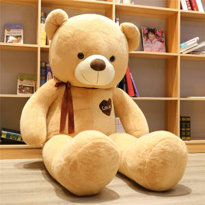 Teddy Bear Large-Sized Colorful Soft Plush PP Cotton Filled Washable Stuffed Toy Perfect Birthday Gift