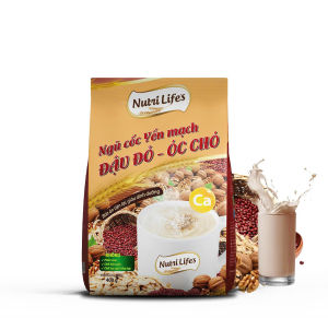 Combo 2 túi bột ngũ cốc yến mạch đậu đỏ - óc chó mỗi gói 400g bữa ăn tiện lợi giàu dinh dưỡng tăng cường sức khỏe