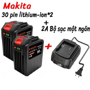 Pin lithium-ion 30 cell 198000mAh của Makita kèm bộ sạc đa năng chất lượng cao và chính sách đổi trả trong 7 ngày