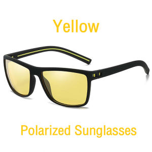 Polarized Sunglasses UV400 HD Lenses Day Night Vision Driver Goggles Cool Style Polarized Cermin Mata Hitam