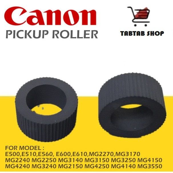(1 pair) Pickup Roller Rubber Roller For Canon inkjet Printer E510/E600