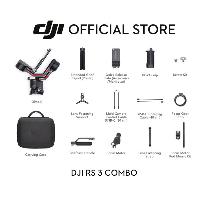 DJI RS 3 - 3-Axis Gimbal Stabilizer for DSLR and Mirrorless Camera | 3 ...