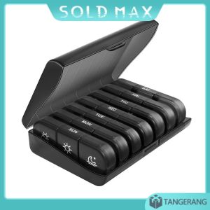 7 Hari Kotak Tablet Obat-obatan Portabel Penyelenggara Kotak Pil 7 Days Pill Medicine Box Weekly Tablet Holder Storage Pill Box