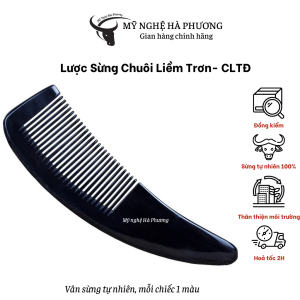 Lược sừng liềm (size: M - 18cm) tránh tĩnh điện cho mái tóc khoẻ mạnh