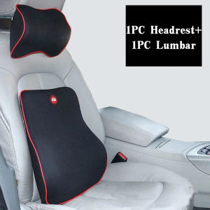 Car Driver Pillow Space Memory Foam Car Lumbar Support Back Cushion Car Seat Neck Pillow Washable Auto Pillow Cushion