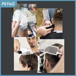 PkYeG Fading Comb Professional Barber Clipper Blending Flat Top Hair Cutting Comb For Men Heat Resistant Fade Brush Salon Styling Tool