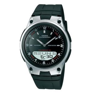CASIO ORIGINAL - CASIO AW-80-1AV - MEN - Hitam Abu-abu - Strap Rubber - Jam dunia JD18ST # Jam Tangan Pria Cowok Anti Air Digital Analog + CASIO AW 80 1A AW-80 80 AW80 AW-80-1A $ WR5 STR SD7