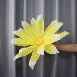 YESMILE Giant Artificial Daisy 50cm Non-woven Fake Flowers DIY Simulation Daisy Wedding Party Background Wall Decoration