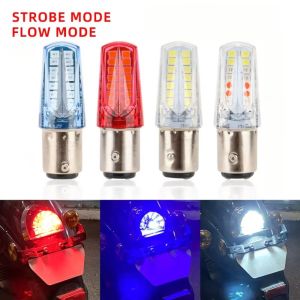 OURTOUR 1/2/4Pcs Flashing Warning Reversing Motorcycle Led Lights 2835 LED 1157 Socket Brake Light Durable 32smd Bulbs Turn Signal Light Moto Accessories