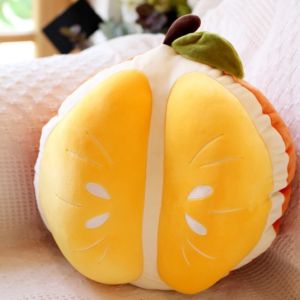 Gấu Bông Hình Quả Sầu Riêng 30cm- Quả Cam 30cm Cao Cấp HADA