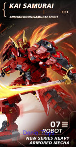 Sluban Bricks Mecha Robot: Kai Samurai - Armageddon Samurai Spirit M38-B1183