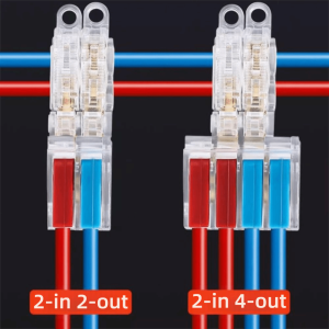 JESJELIU T type Quick Terminal Block Universal Mini Wire Connector Terminal Blocks Electrical