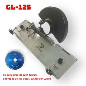 Dụng cụ cắt gạch 45 độ Thiên Quang GL-125 - Điều chỉnh góc vát và cạnh vát dễ dàng - Sử dụng lưỡi cắt 125mm - Tặng chân gài gạch