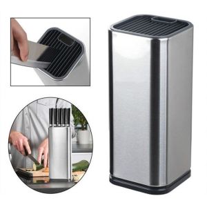 กล่องเสียบมีด แสตนเลส ไม่เป็นสนิม ที่ใส่มีด เก็บมีดทำครัว กล่องใส่มีด ที่วางมีด ที่ใส่มีดครัว ที่เก็บมีด