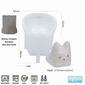 Cetakan Jelly Kelinci Diy Serbaguna Cetakan Puding Jeli Kelinci Silikon 3d