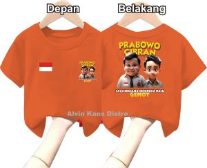 Kaos Dewasa Dan Anak2 Db Gemoy Wobran24 Viral 2024 Kaos Anak Kaos Murah Gemoy Capres Prabowo Gibran