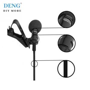 🎀🎁【Special price】Deng 3.5มม. แจ็ค lavalier Tie CLIP บรรยายไมโครโฟนเสียงขนาดเล็กสำหรับกล้องคอมพิวเตอร์โทรศัพท์