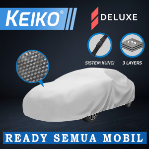 Cover Sarung Tutup 3 Layer Lapis Penutup Selimut Mantel Body Mobil HRV Avanza Xenia Rush Terios Brio Innova Reborn Pajero Sport Xpander Cross Raize Rocky Calya Sigra Confero Fortuner Yaris Agya Ayla Mobilio Honda WRV Cortez Biante Xtrail Keiko Deluxe