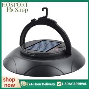 【HPS】 Hanging Solar LED Camping Lamp Rechargeable Camping Light 3 Light Modes for Outdoor Indoor Home Shed Garden
