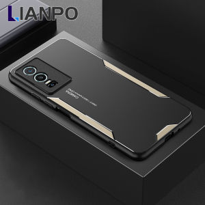 LIANPO For Vivo Y71 Y72 Y75 Y76 5G Y77 Y78+ Y78 Vivo Y91 Y91c Y91i Y93 Y95 Y1s Y97 Vivo Y100i Y100 Y200 Phone Case Luxury Aluminum Metal Matte Cover Shockproof Protection For Vivo Y76 5G Case