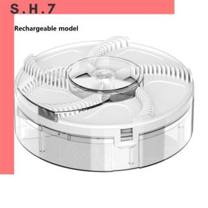 Automatic Flycatcher USB Rechargeable Pest Catcher Device Household Home Kitchen Flytrap Quiet Removable Indoor Insect Reject