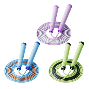 Childrens Jump Rope Skipping Rope with Adjustable Length and Soft Handle Speed Jump Rope for Juniors Fitness Workout