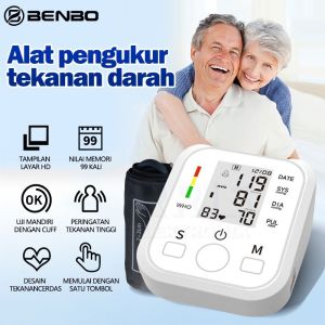 Siaran suara Tensimeter Digital Alat Cek Pengukur Tekanan Tensi Darah Digital Tensimeter Sphygmomanometer